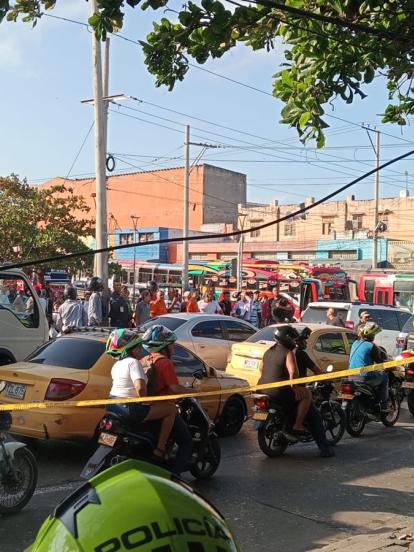 El homicidio se registró en la calle 30 con carrera 38, en el barrio San Roque de Barranquilla.