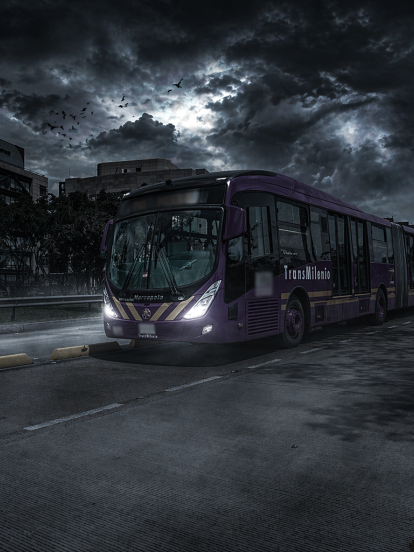 Imagen de ilustración del TransMilenio fantasma.