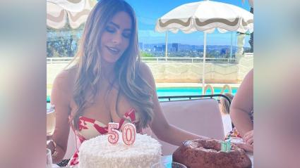 Como el buen vino: Sofía Vergara llega a los 50 años con carisma y belleza