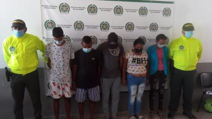 En la redada identificaron a ocho niños, entre 9 a 16 años. Estos eran utilizados en alrededores de sedes educativas y parques de esa población.