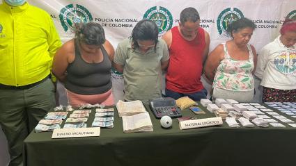 Los señalados fueron detenidos luego de labores de investigación y seguimiento desarrolladas por investigadores de la Sijín.
