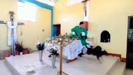 El momento quedó registrado en video.