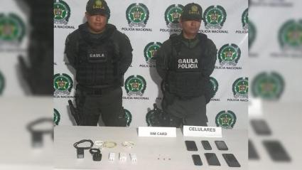 Distintos elementos encontrados en el patio 1 de la cárcel Modelo.