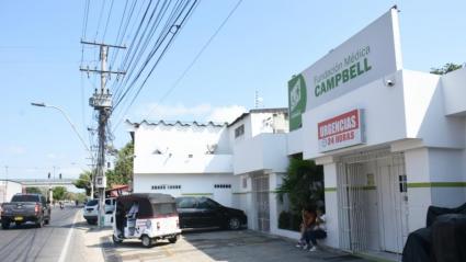 Las víctimas fueron trasladadas a la Clínica Campbell.