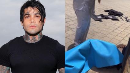 En las historias del creador de contenido quedaron registrados momentos posteriores al hecho.