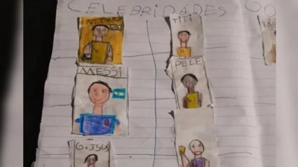 Imágenes de las figuras creadas por el niño.