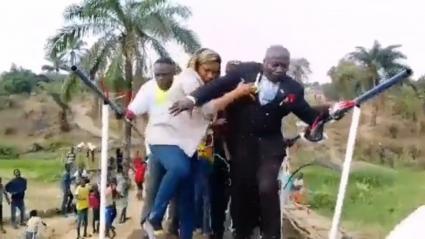 Momento exacto del suceso. 