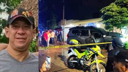 La mayoría de las personas que sintieron los disparos y el choque salieron en medio de una llovizna que por allí caía para ver de quién se trataba