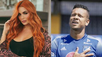 La modelo y el exfutbolista tuvieron una relación. 