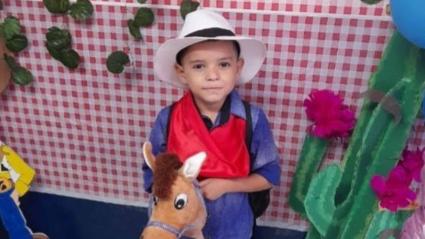 Imagen de Maximiliano, el menor desaparecido. 