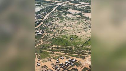 Las autoridades no bajan la guardia por la crisis humanitaria y climática que se vive en La Alta Guajira, tras el paso de la tormenta Julia, el pasado fin de semana.