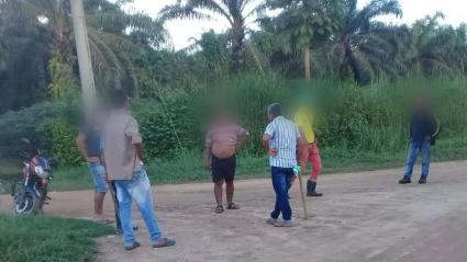 Pobladores del sector. 