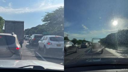 La competencia deportiva ha provocado un gran atasco vehicular