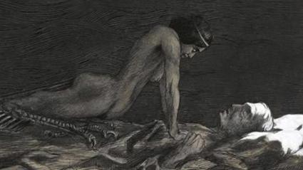 Imagen representativa de una parálisis del sueño.