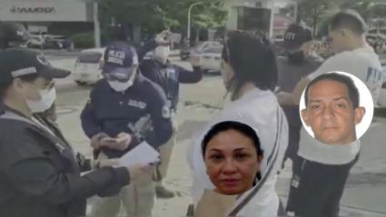 Momento de la captura de los líderes de la red. 