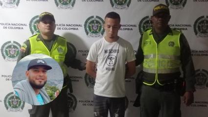 Capturado con agentes / Víctima. 