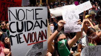 Imagen de referencia marcha contra el abuso sexual. 