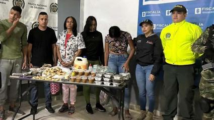 Los detenidos fueron puestos a disposición de la Fiscalía