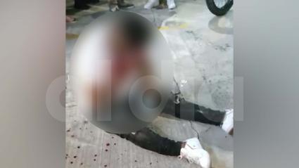 Los segundos posteriores a su agresión quedaron registrados en video