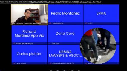 Audiencia virtual / Lugar de los hechos. 