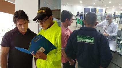 El sujeto fue capturado mientras paseaba a su perro en chancletas y bermuda