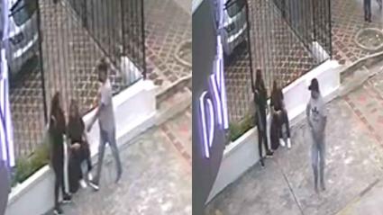 El hecho quedó registrado en cámaras de seguridad