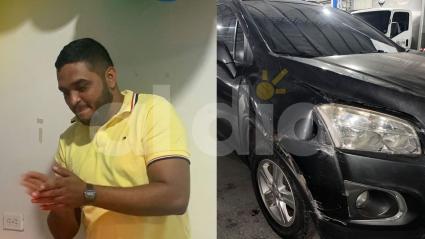 Víctima / Carro que porvocó el accidente. 