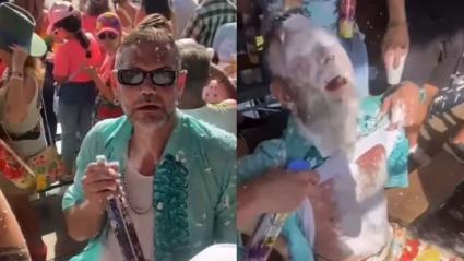 Nacho Vidal en sus stories de Instagram. 