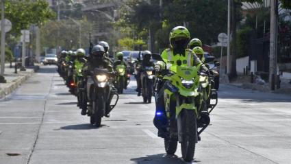 El Jefe del Gaula de Policía inspeccionó el Centro y se reunió con gremios. 