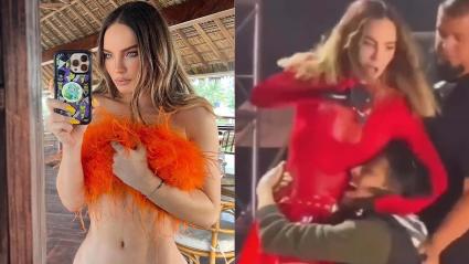 Belinda y su encuentro con un fanático. 