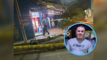 Aquel sábado, el novio de la prima del comerciante resultó muerto en el ataque a bala. 