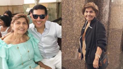 Peter Manjarrés y su mamá