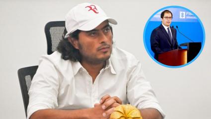 Nicolás Petro, hijo del presidente de Colombia / Fiscal Francisco Barbosa.
