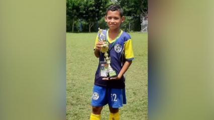 El menor practicaba fútbol y era destacado en la selección departamental de su lugar de residencia. 