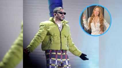Bad Bunny utilizó las pantallas del escenario para mostrar a varios artistas. 