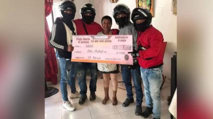 La famosa foto fue publicada en la cuenta de @Morellinmedia en Facebook.