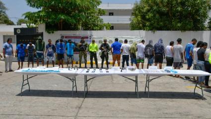 Capturados con agentes. 