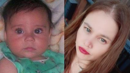 Luis Siantago y su madre Ivonne Lozano.