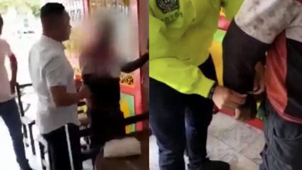 El sujeto fue descubierto en flagrancia por policías encubiertos.