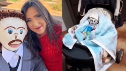 La pareja, según asegura la mujer, tiene un año de casada. 