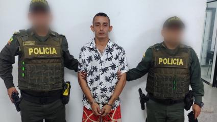 Capturado con agentes. 