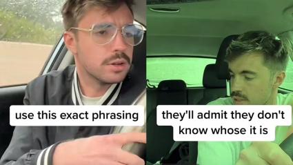 El joven tiktoker explica un truco