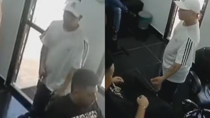 El proceder del delincuente quedó registrado gracias a la grabación de una cámara de seguridad