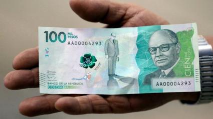 Billete de 100 mil pesos 