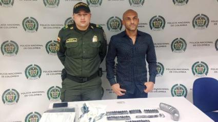 Diego Osorio, el exjugador capturado por tercera vez por la Policía Antinarcóticos de Colombia