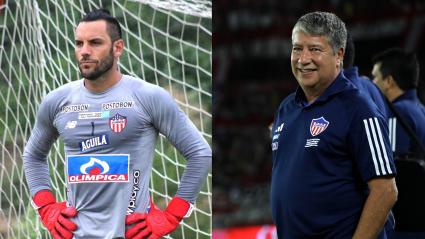 A la izquierda Mario Sebastián Viera y a la derecha Hernán Darío Gómez