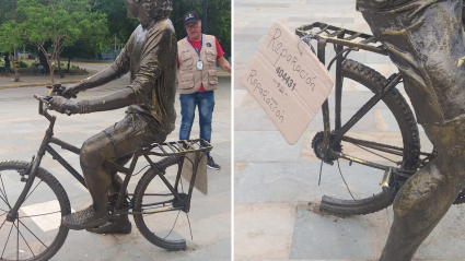 Estatua de Carlos Vives en Valledupar