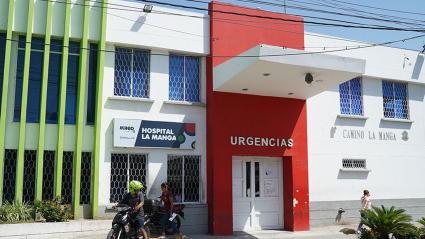 Imagen de contexto del hospital de La Manga, a donde fueron conducidos los heridos