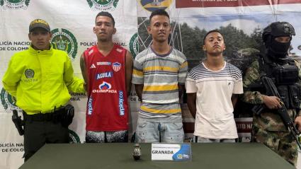 Estos son los tres sujetos capturados por las autoridades