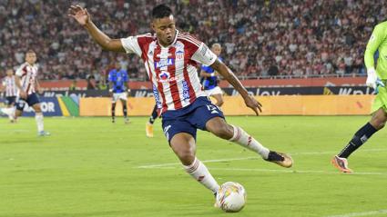 Luis Sandoval durante sus días en Junior, previo a su salida por actos de indisciplina